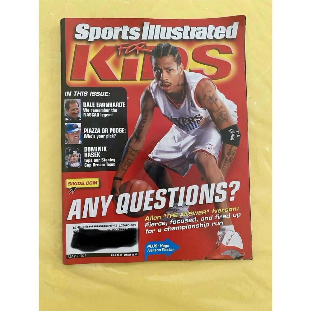 Sports Illustrated for Kids May 2001 Vol 13 No 5 Allen Iverson Illustrated